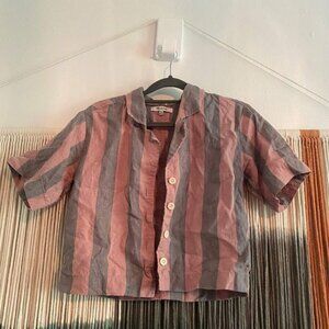 Madewell stripe blouse